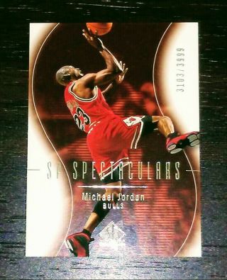 Michael Jordan 2003 Ud Sp Authentic Spectaculars D/3999 Rare -