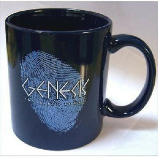 Genesis Invisible Touch Blue Coffee Cup Mug Official Rare
