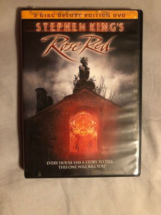 Stephen King Rose Red 2 Disc Deluxe Edition Dvd Rare Oop Cult Horror Scary