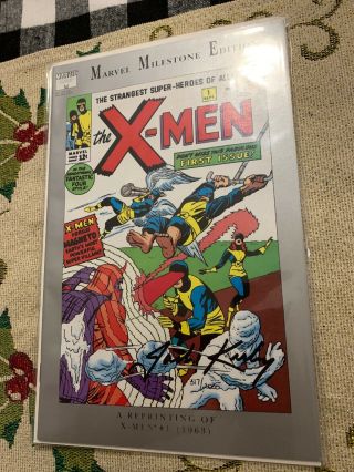 Marvel Milestone Uncanny X - Men 1 Rare Jack Kirby Df Signed Number 317/2000