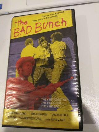 The Bad Bunch - (vhs,  1986) Rare Clamshell