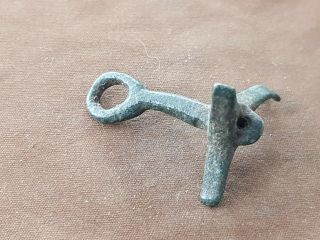 Very rare Roman bronze small coin scales part/hanger.  Must L87q 2