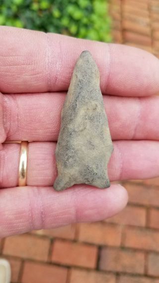 Rare 2 1/8 " Argillite Dalton Arrowhead Point Nj Pa Ny Ct Artifact Paleo