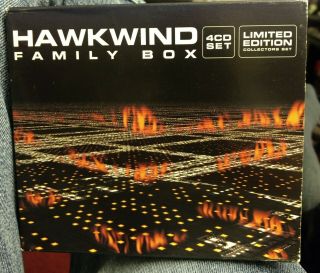 Hawkwind Family Box 4 Cd Set Rare