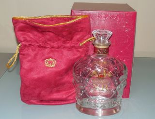 Crown Royal Xr Red Box Bag Sleeve Empty Bottle Waterloo Distillery Extra Rare