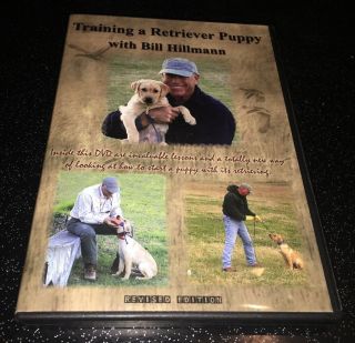Training A Retriever Puppy With Bill Hillmann Revised Edition Rare Oop 2 Dvd Set