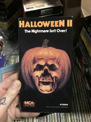 Halloween 2 Horror Sov Slasher Rare Oop Vhs Big Box Slip