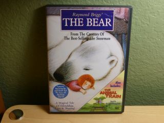 Raymond Briggs The Bear/the Animal Train 2 - Pack Dvd 1 Disc Rare Oop