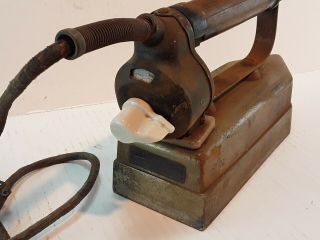 Antique Tailor ' s Hotpoint Electric Iron 900 w Ceramic Switch 20 lbs 11 inch long 3