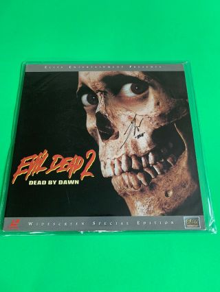 Evil Dead 2: Dead By Dawn Laserdisc Ws - Special Edition Rare Blood Red Ed Read