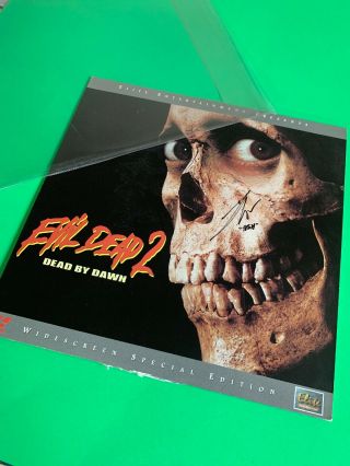 EVIL DEAD 2: DEAD BY DAWN laserdisc WS - Special Edition RARE BLOOD RED ED READ 2