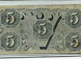 $5 (blueback Note) Rare 1800 