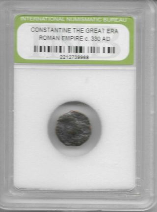 Rare Old Ancient Antique Constantine Great Roman Empire Era Invest War Coin Ab7