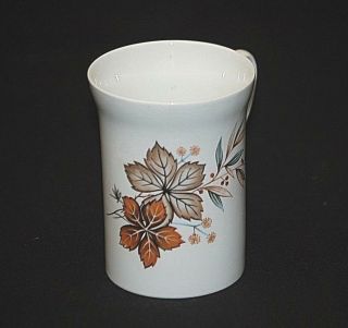Vintage Zeller Crest 838/a Bone China Tall Coffee Cup Mug Fall Leaves England