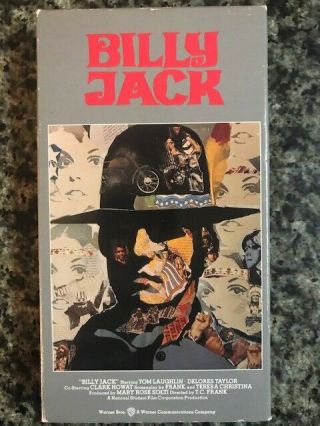 Billy Jack (1971) RARE WB VHS - Martial Arts,  Native American - Tom Laughlin, 2