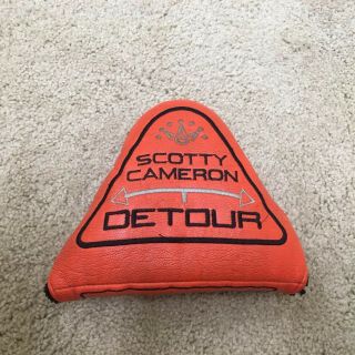 Rare Scotty Cameron Titleist Orange Detour Putter Cover Mallet A&me Ame Newport