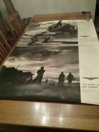 And Rare Ww 2 Poster Dawn Comes Up Wave Spins The Prop.