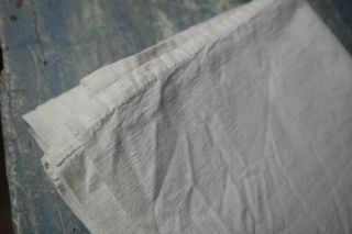 French Antique Linen Sheet Hand Loomed Homespun Metis Linen 106x82 " C85