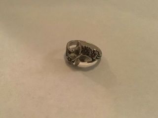 James Avery Sterling Silver Rare Retired Htf Butterfly On Flowers Ring Size 5