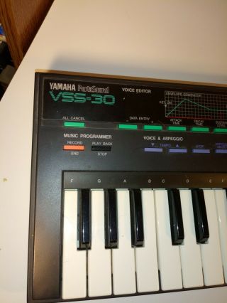Vintage Yamaha PortaSound VSS - 30 Sampling Keyboard Rare. 2