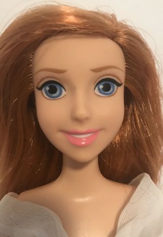 Rare Mattel Disney Amy Adams Enchanted Princess Giselle Doll In Dress Red Hair