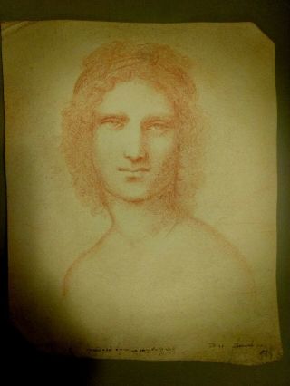 Extremely Rare And Important Artwork Old Italian Master Drawing