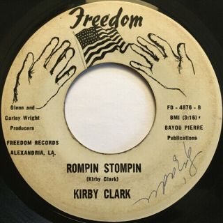 Kirby Clark Rompin Stompin/let Them Men Go Rare Louisiana Soul Funk 45 Hear