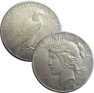 1928 P Peace $1 Silver U.  S.  One Dollar Philadelphia Rare Key Date Coin No Resrv