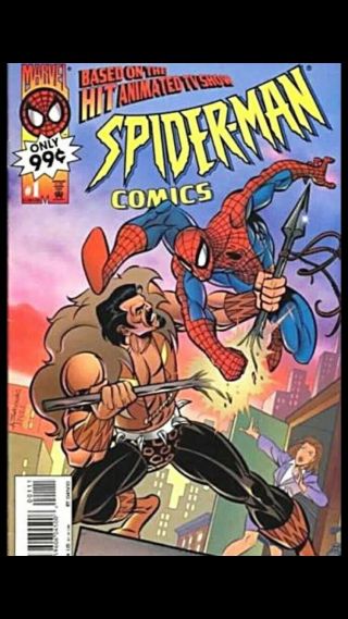 1992 Animated Spider - Man 1 Nm/m Ultra - Rare Variant Issue?giveaway?4 - Pk?