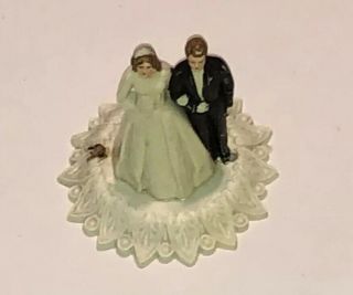 Vintage Wedding Cake Topper Plastic