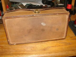 Vintage Full Leather Box (case) - Made In England