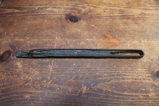 Antique/vintage Cast Iron Wood Coal Stove Handle Lid Lifter,  16 1/2” Long,  7/8”