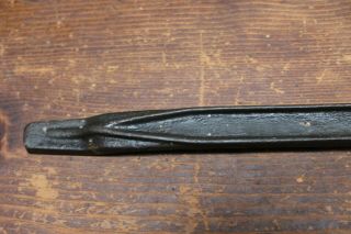 Antique/Vintage CAST IRON WOOD COAL STOVE HANDLE LID LIFTER,  16 1/2” Long,  7/8” 2