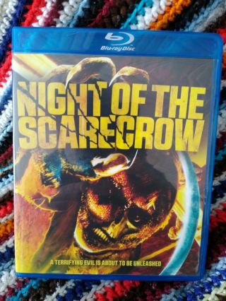 Night Of The Scarecrow Oop Rare (blu - Ray Disc,  2013) Out Of Print Jeff Burr