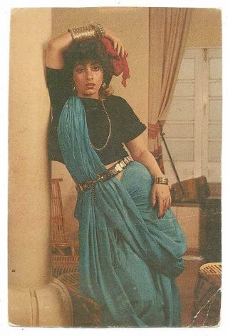 Bollywood Actress - Dimple Kapadia - Rare Postcard Post Card