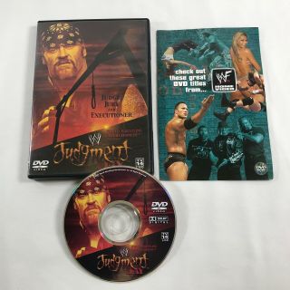 Wwe Judgement Day Oop 2002 Like Hulk Hogan The Undertaker Dvd Wwf Oop Rare