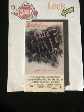 The Gate Vhs 1986 Vintage Horror Film Rare