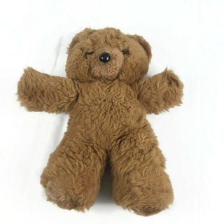 Vintage Russ Berrie Baby Brown Trissa Teddy Bear Stuffed Animal Plush Toy