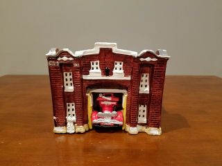 Dept.  56 Snowhouse Series " Fire Station " 50326 Ret.  1984 Rare
