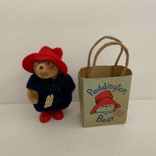1987 Vintage Paddington Bear Eden In Bag Miniature 5 " Euc 32800