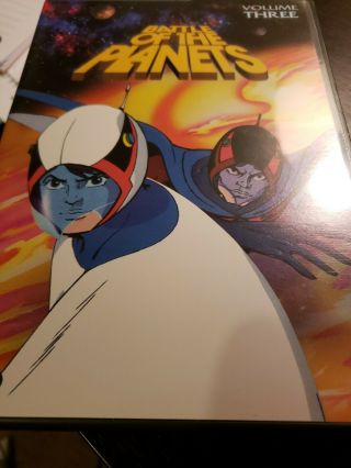 Battle Of The Planets - Vol.  3 (dvd,  2001) Rare Oop - Like