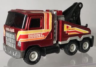 Buddy L 1980 Tow Truck 24 Hour Service Mack Pressed Steel Diecast Rare Vintage