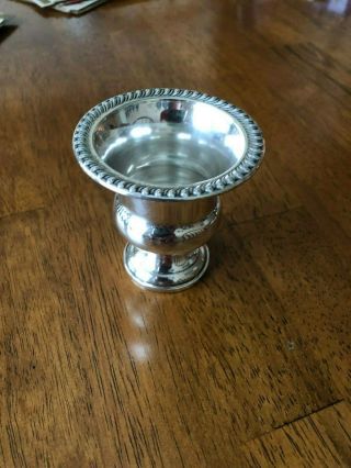 Vintage Empire Sterling Silver Weighted Toothpick Holder Small Vase