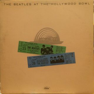 The Beatles At The Hollywood Bowl Lp Capitol Smas - 11638 Rare Nm Nm -