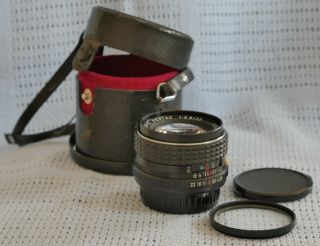 Rare Pentax Smc 30mm F2.  8 Wide Angle Lens In Case. ,  Has Mark.