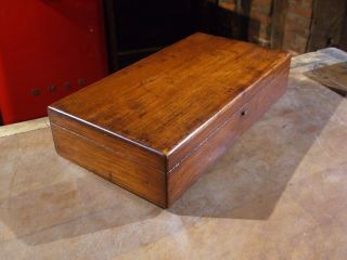 ANTIQUE MAHOGANY INSTRUMENT BOX lovely quality,  great colour 2