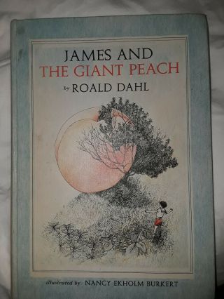 First Edition James And The Giant Peach Roald Dahl 1961 Knopf Rare " Gibraltar "