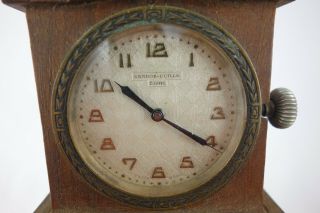 1932 Ford Antique Sandoz - Vuille 8 Day Travel Auto Car Clock Swiss Made