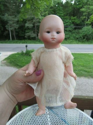 Antique Am Germany Armand Marseille Dream Baby Bisque Head Doll 1924 15/0 9 "