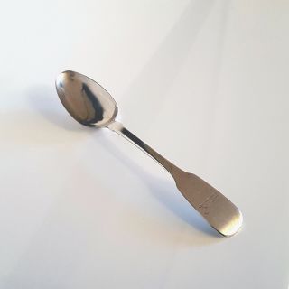 Solid Silver Antique Georgian Spoon Dublin 1833 By Thomas Meade